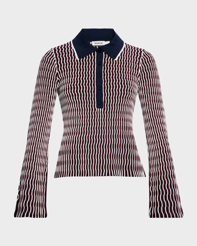 Colleen Long-Sleeve Polo